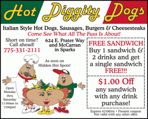 Hot Diggity Dogs Ad